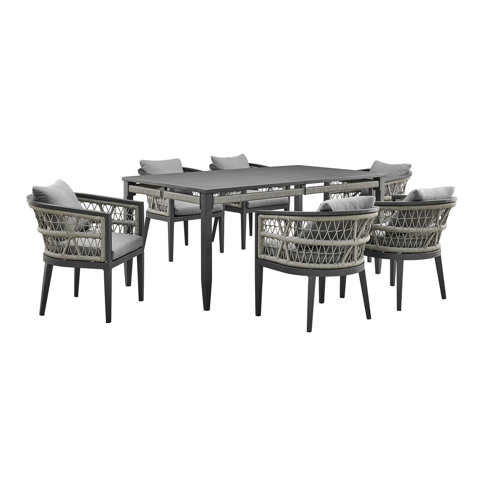 Zella Outdoor 7 Piece Dining Set