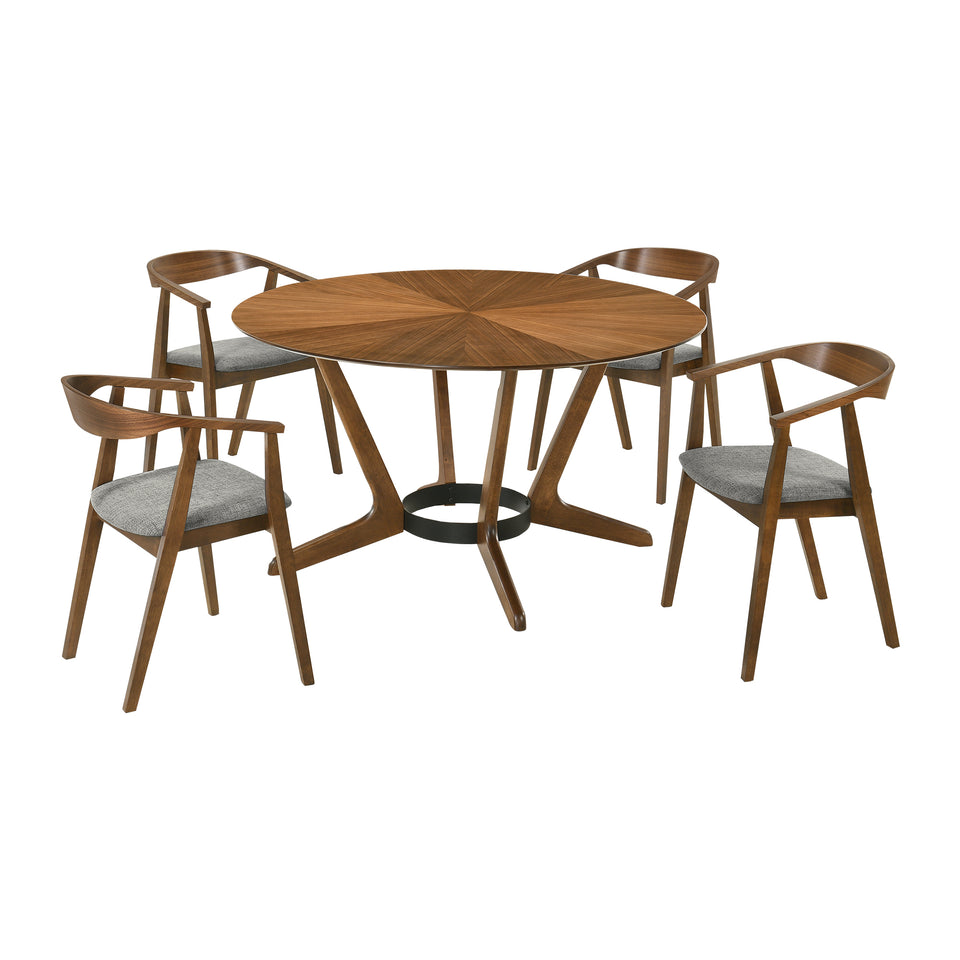 Santana 5 Piece Dining Table Set
