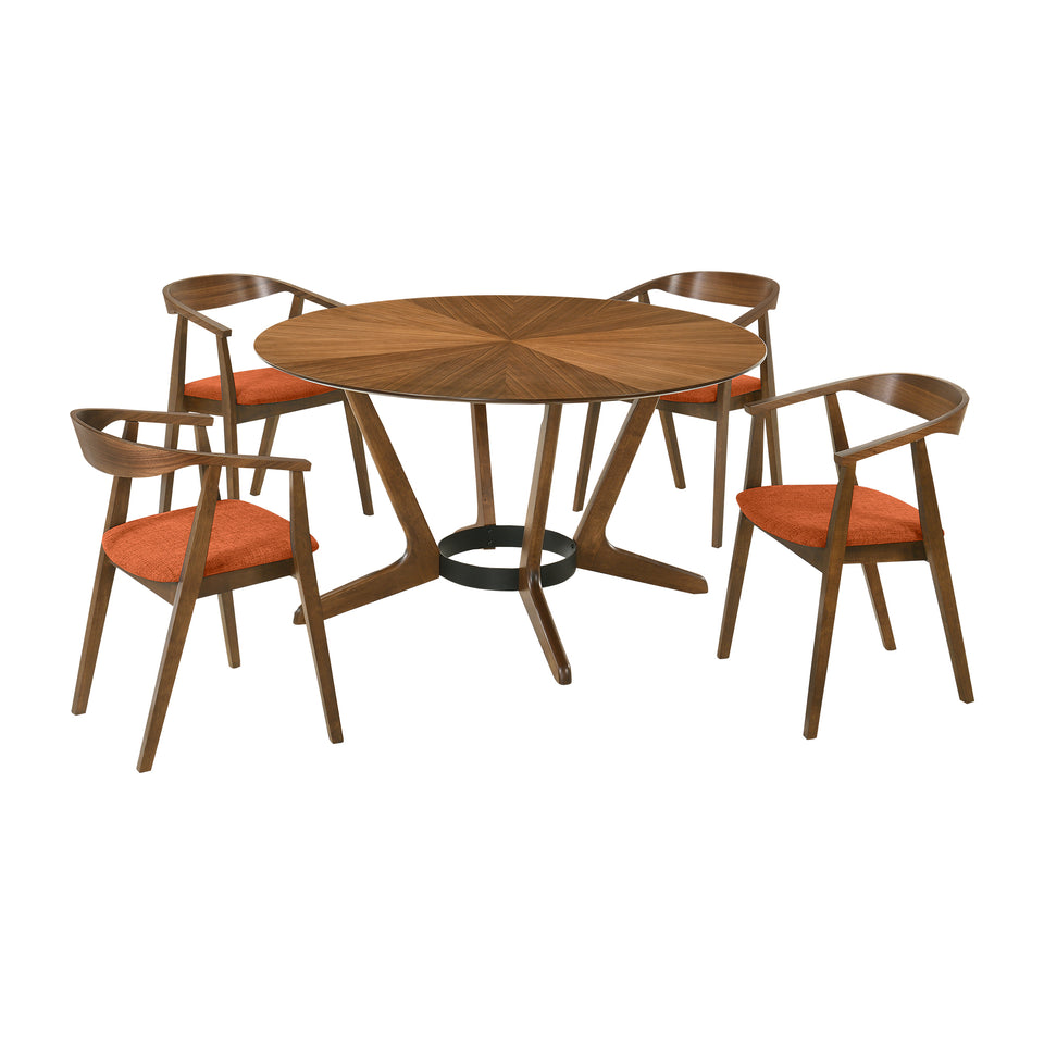Santana 5 Piece Dining Table Set