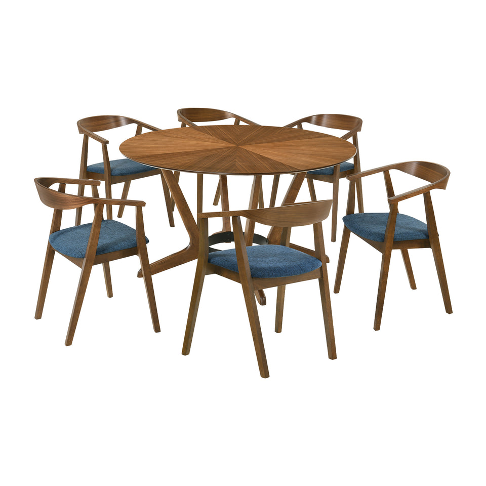 Santana 7 Piece Dining Table Set
