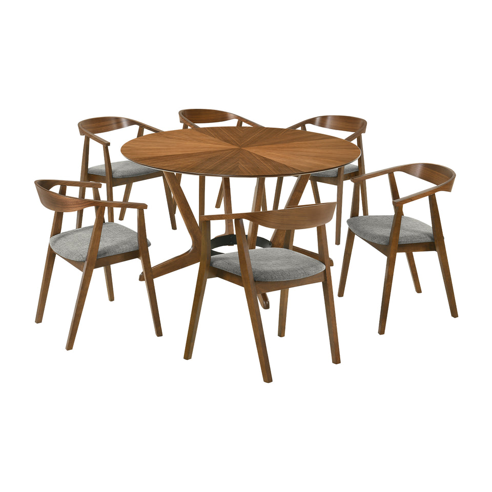 Santana 7 Piece Dining Table Set
