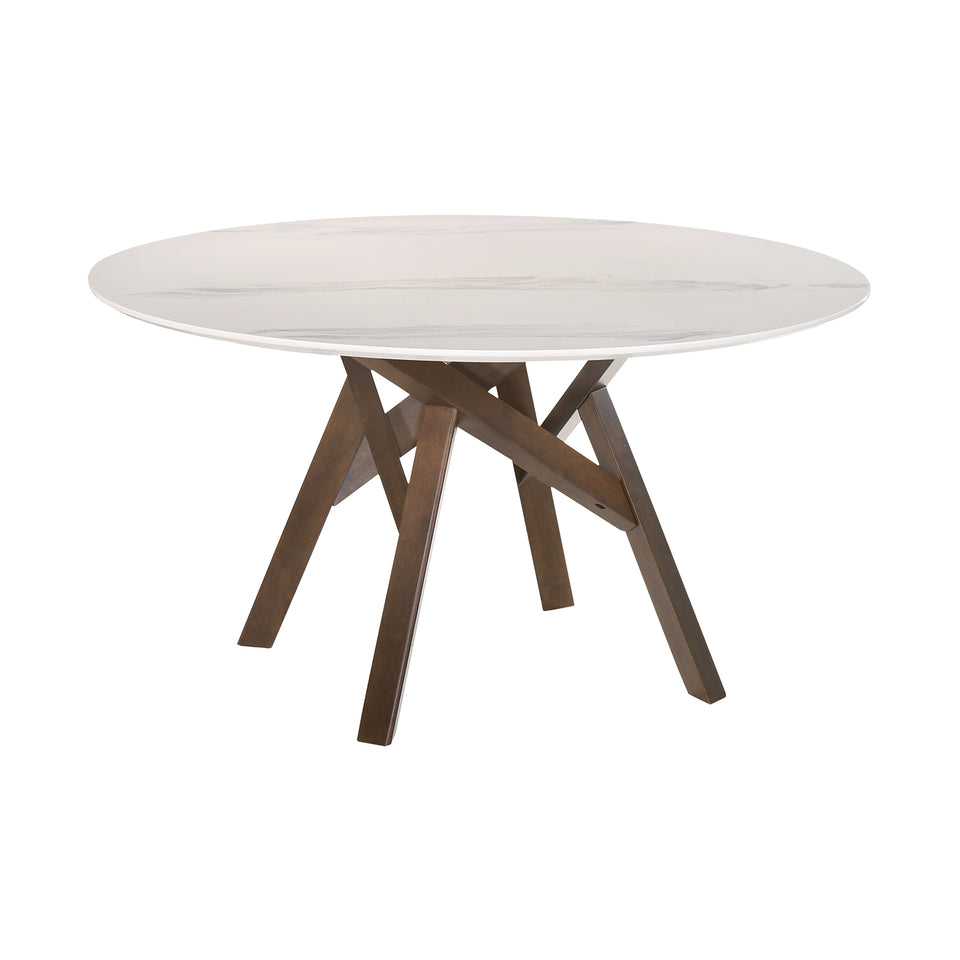 Venus and Jackie 5 Piece Round Dining Set