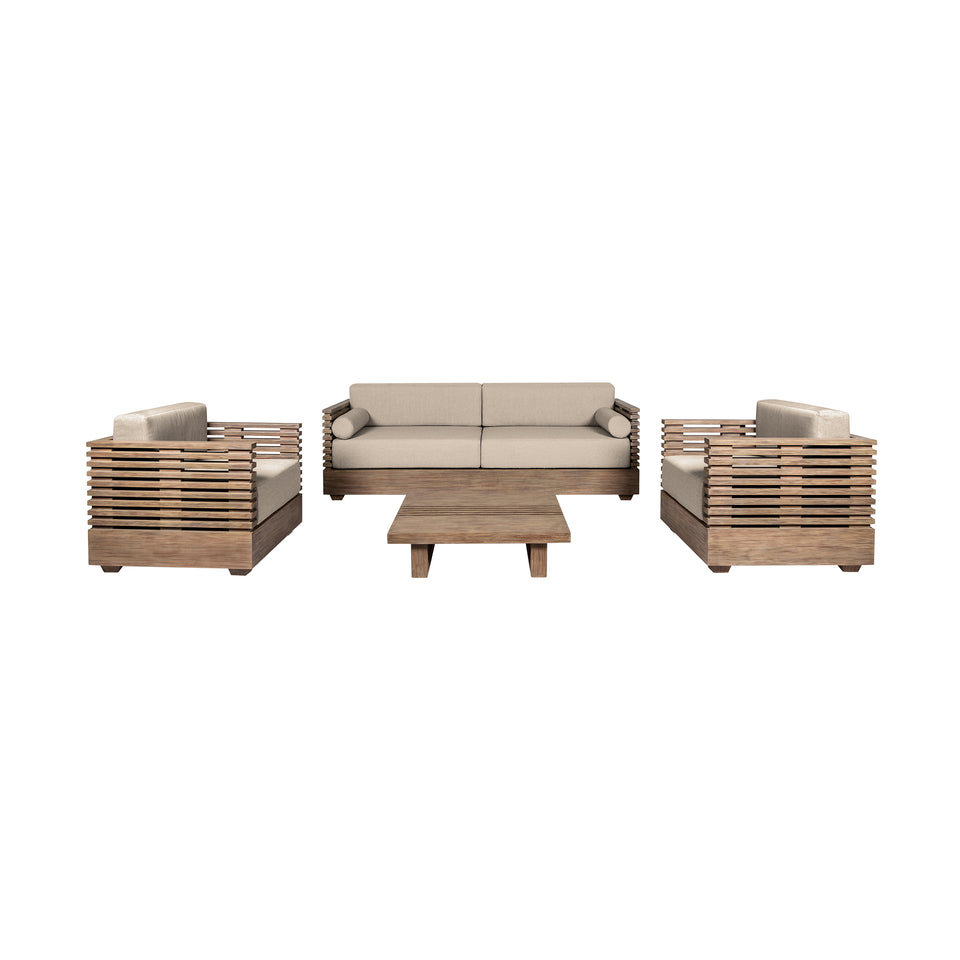 Vivid Outdoor 4 Piece Conversation Set