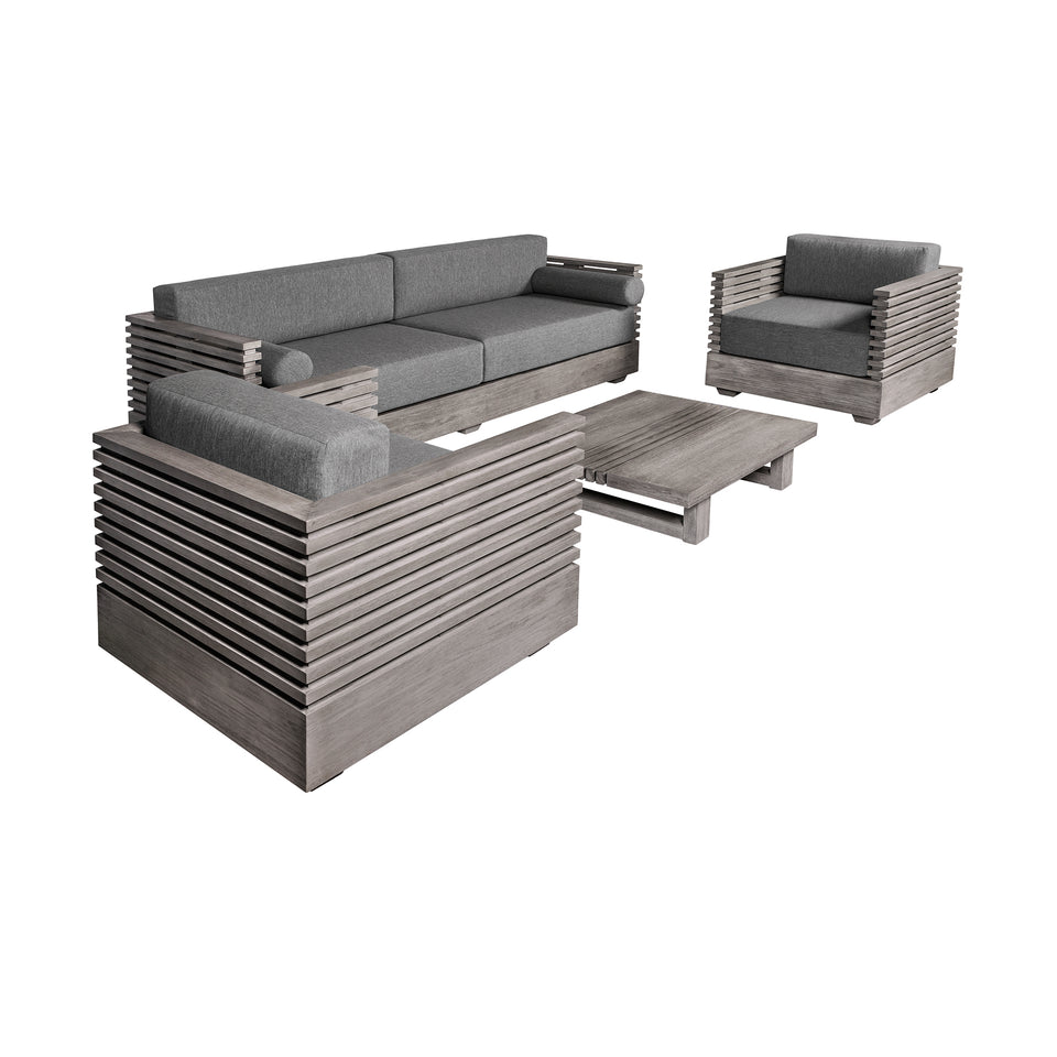 Vivid Outdoor 4 Piece Conversation Set