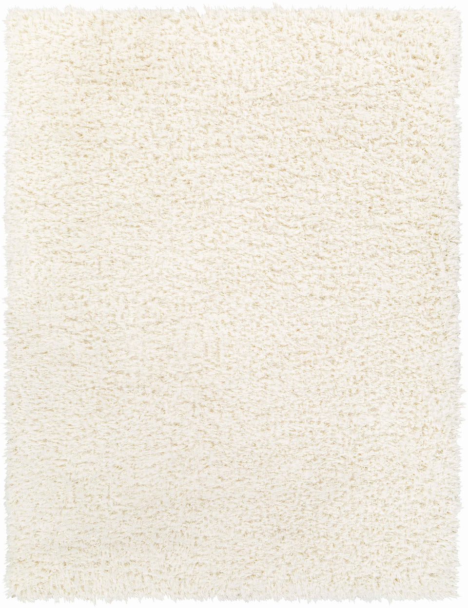 Siari Solid Cream Plush Rug