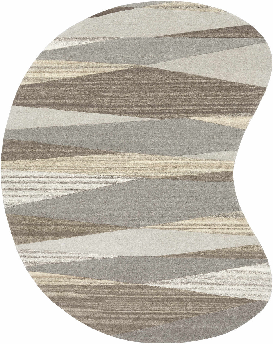 Forum Taupe Modern Wool Rug