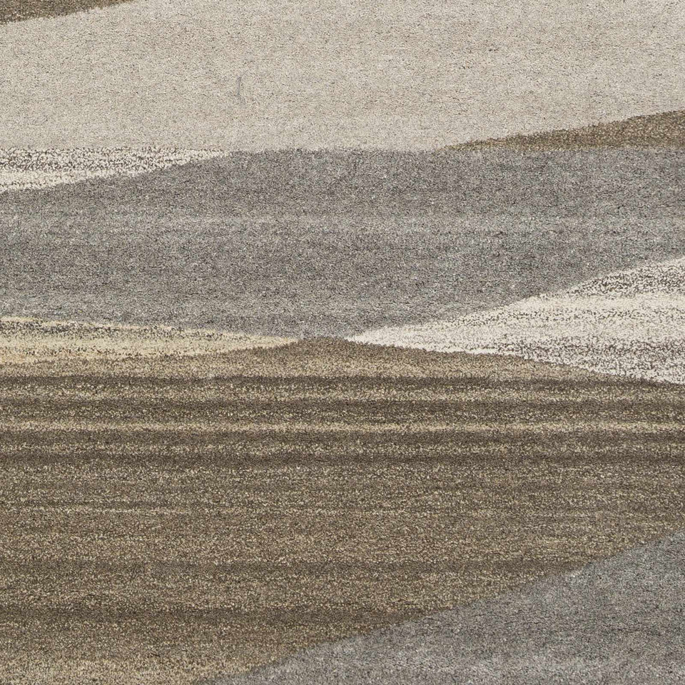 Forum Taupe Modern Wool Rug