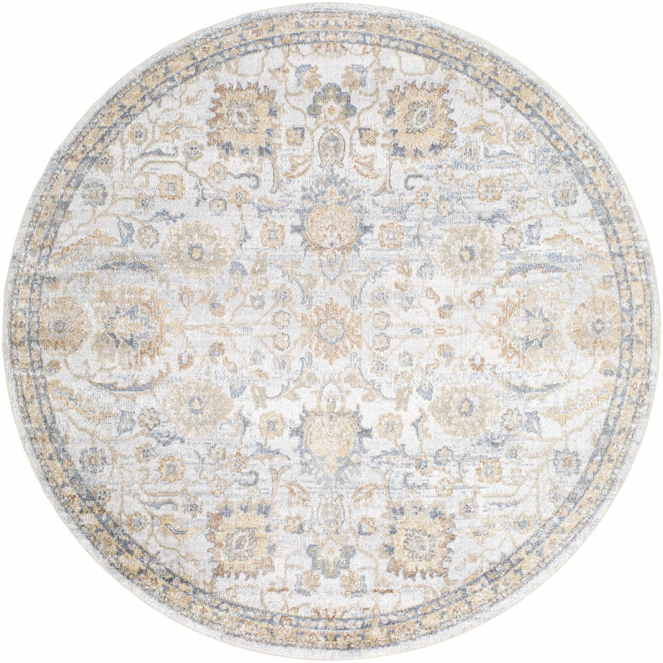 Dion Washable Floral Rug - Clearance