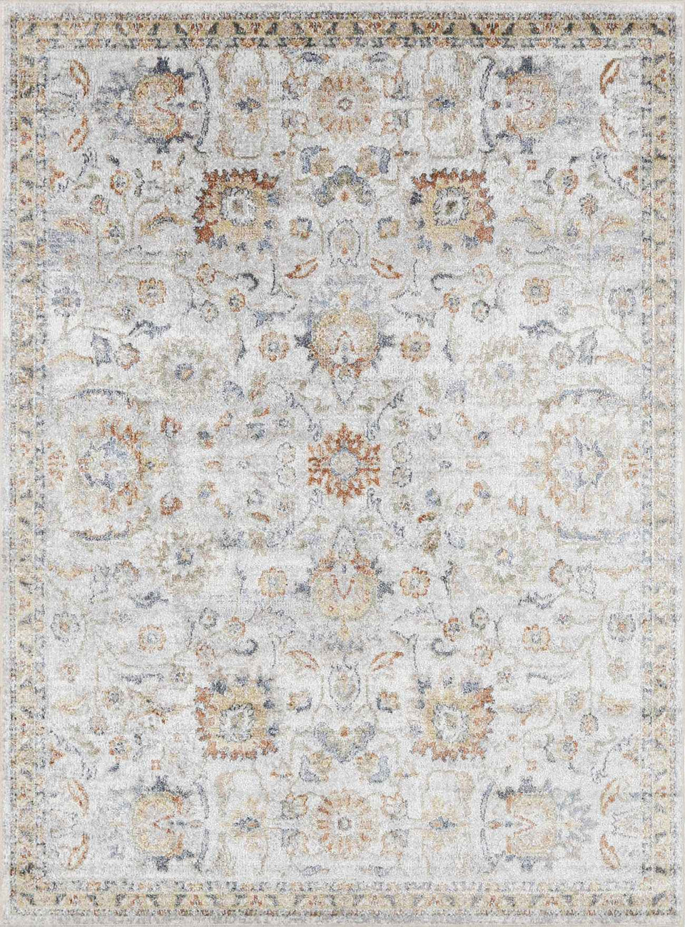 Dion Washable Floral Rug - Clearance