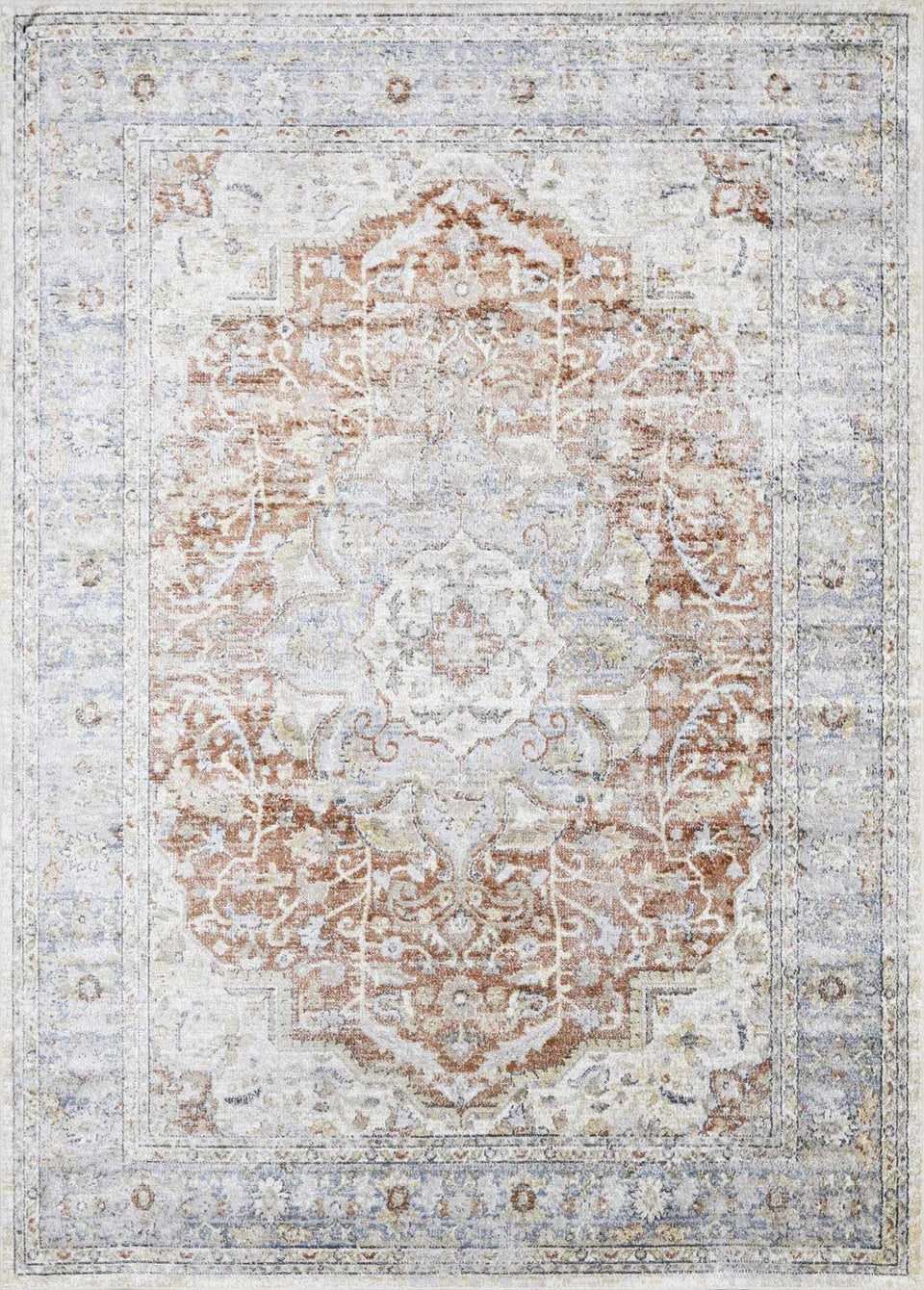Emke Flat Pile Washable Rug - Clearance