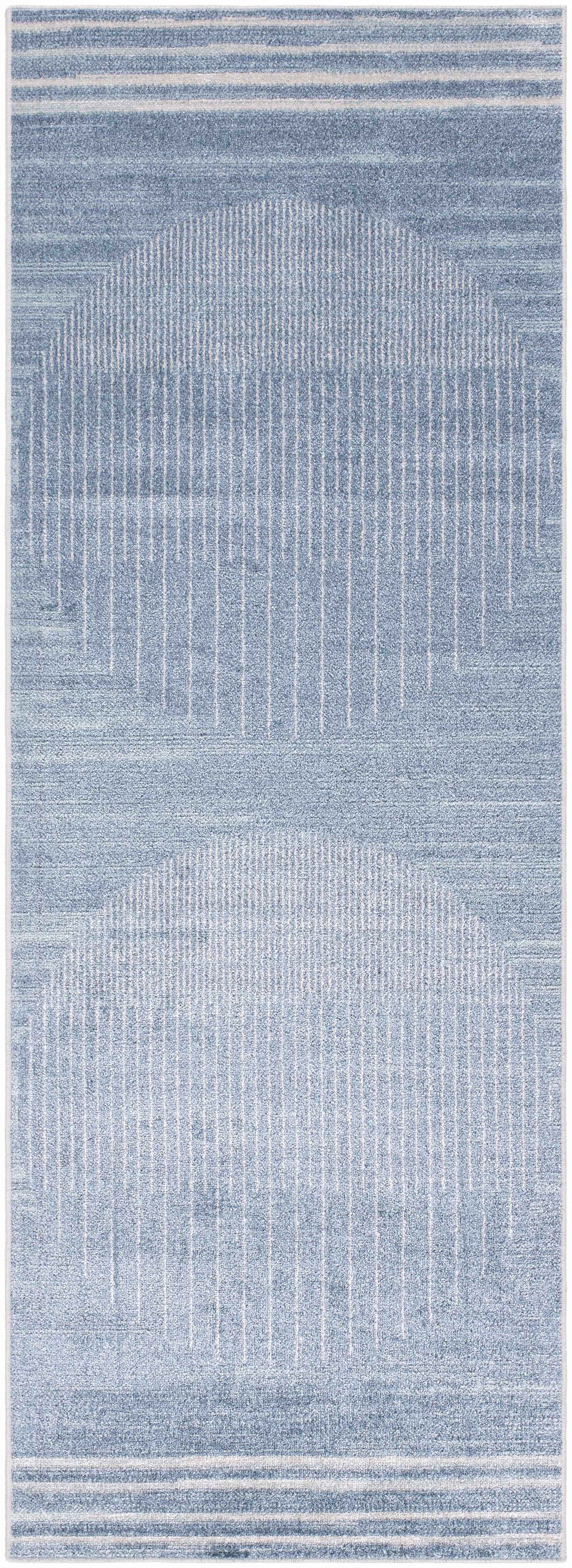 Thad Blue Washable Area Rug - Clearance