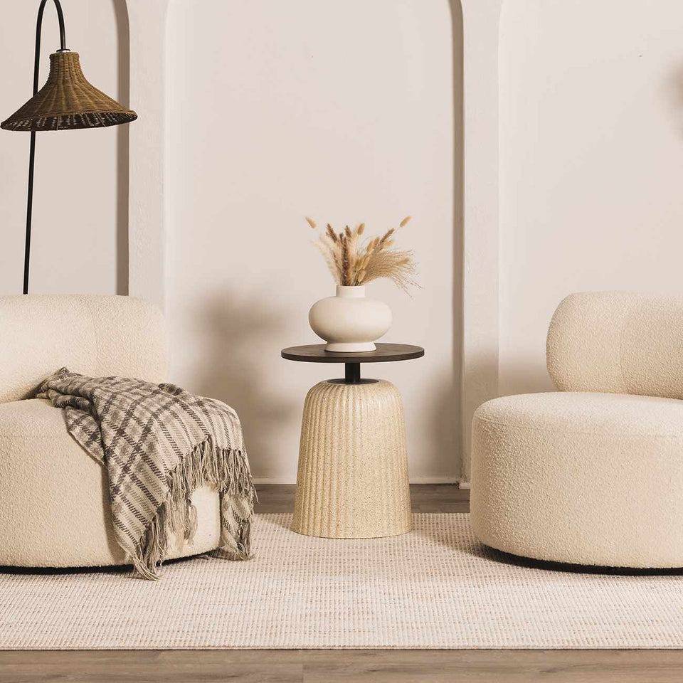 Gowan Beige Area Rug