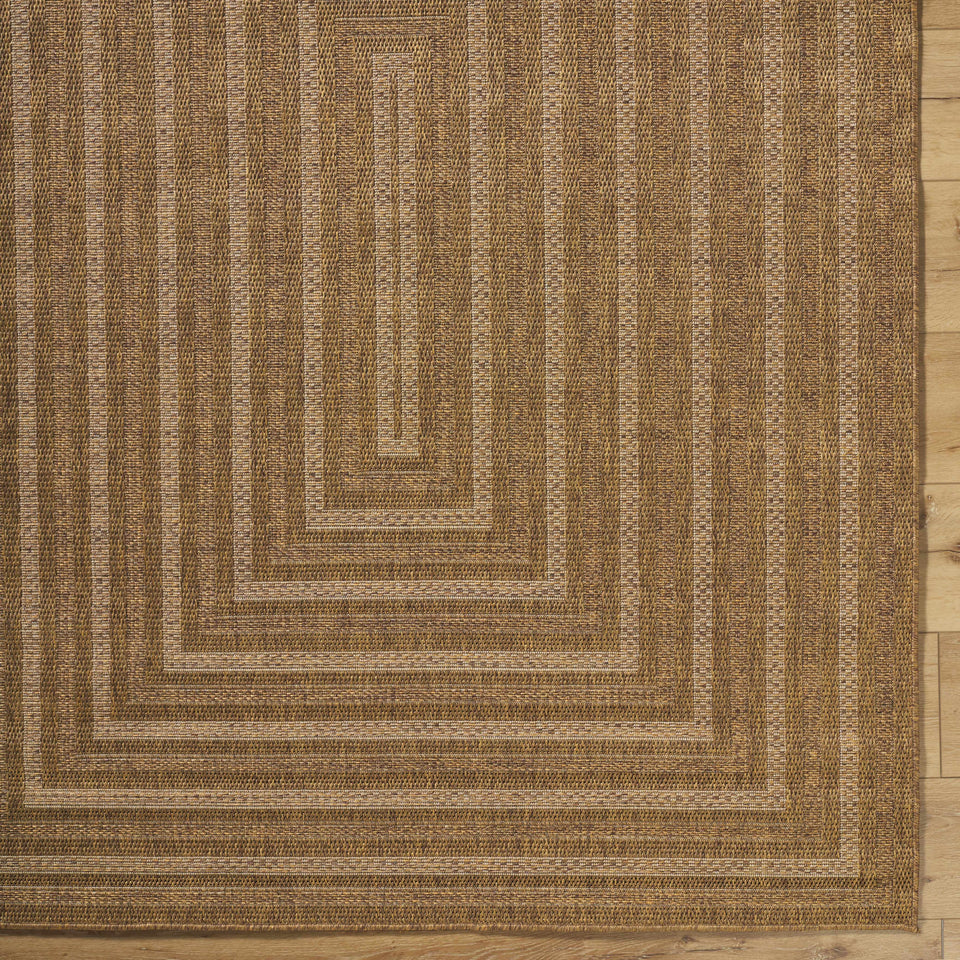 Dyami Flatweave Faux Jute Outdoor Rug