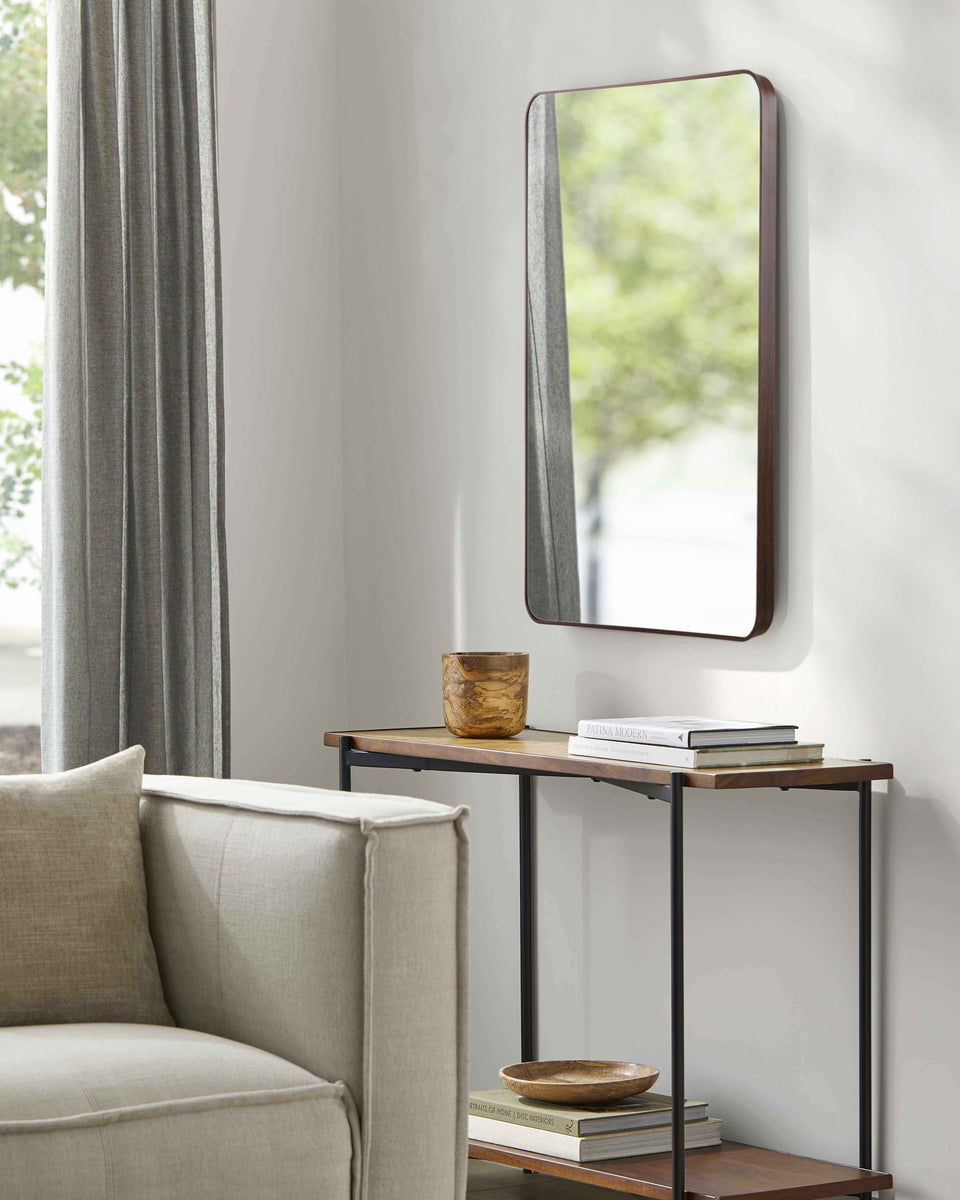 Sustinente Dark Brown Mirror