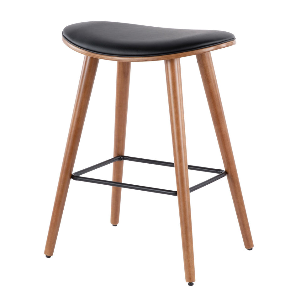 Saddle 26" Fixed-Height Counter Stool - Set of 2