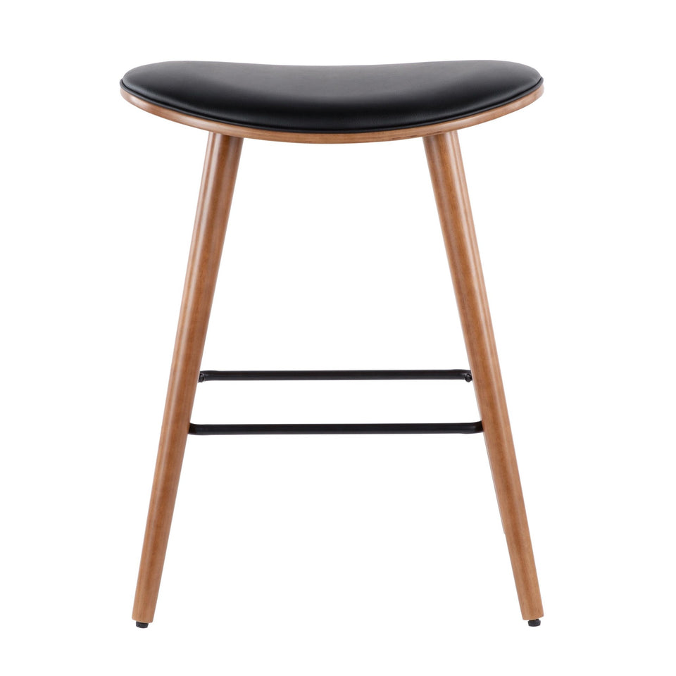 Saddle 26" Fixed-Height Counter Stool - Set of 2