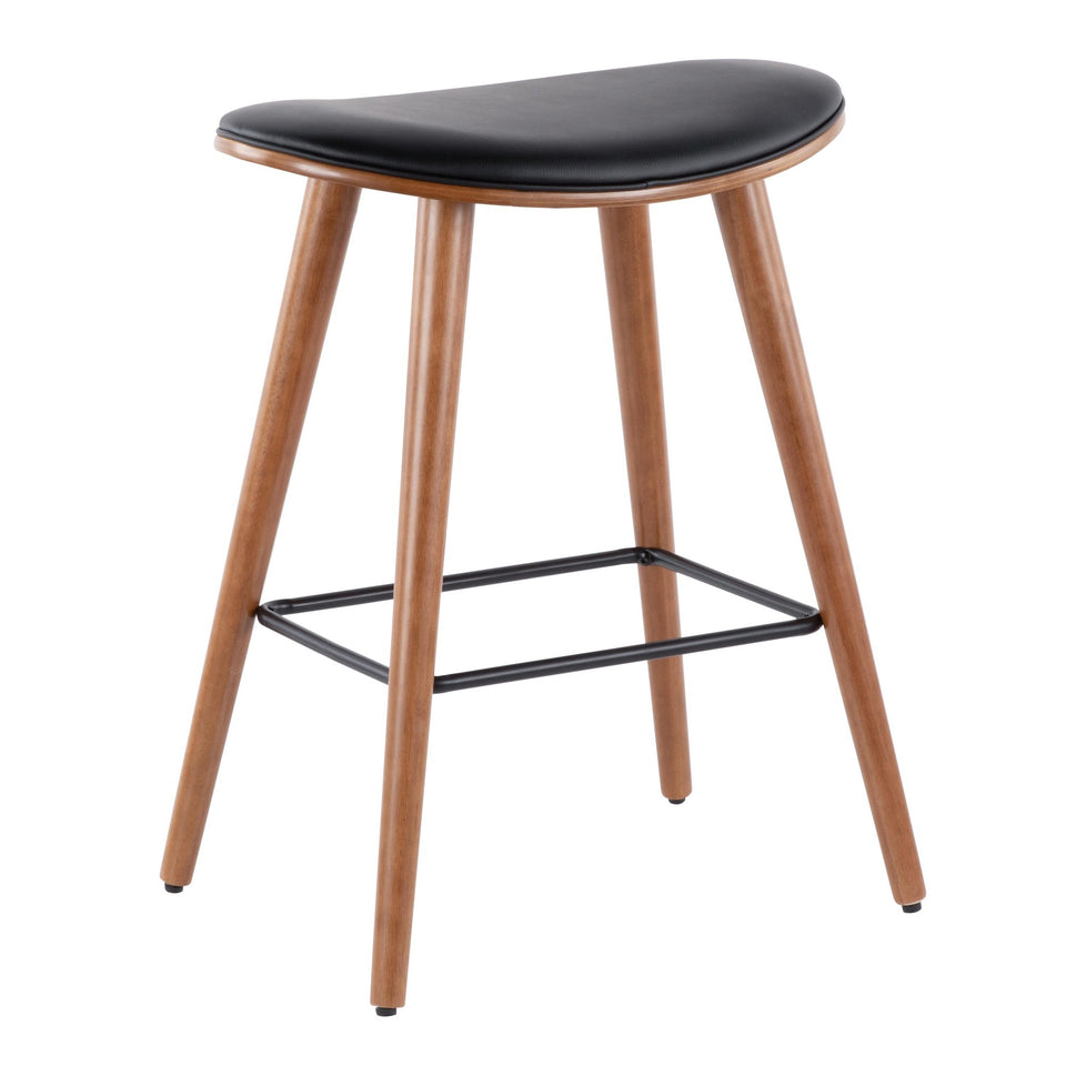 Saddle 26" Fixed-Height Counter Stool - Set of 2