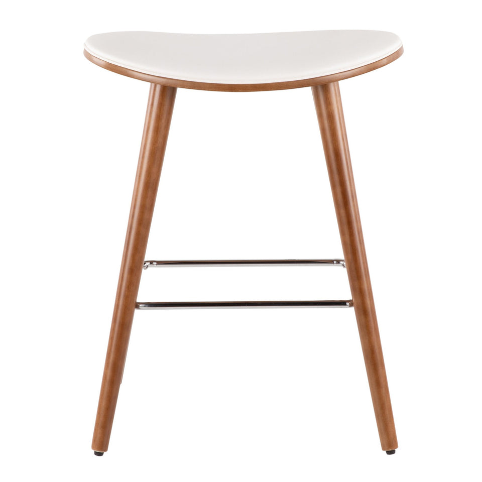 Saddle 26" Fixed-Height Counter Stool - Set of 2
