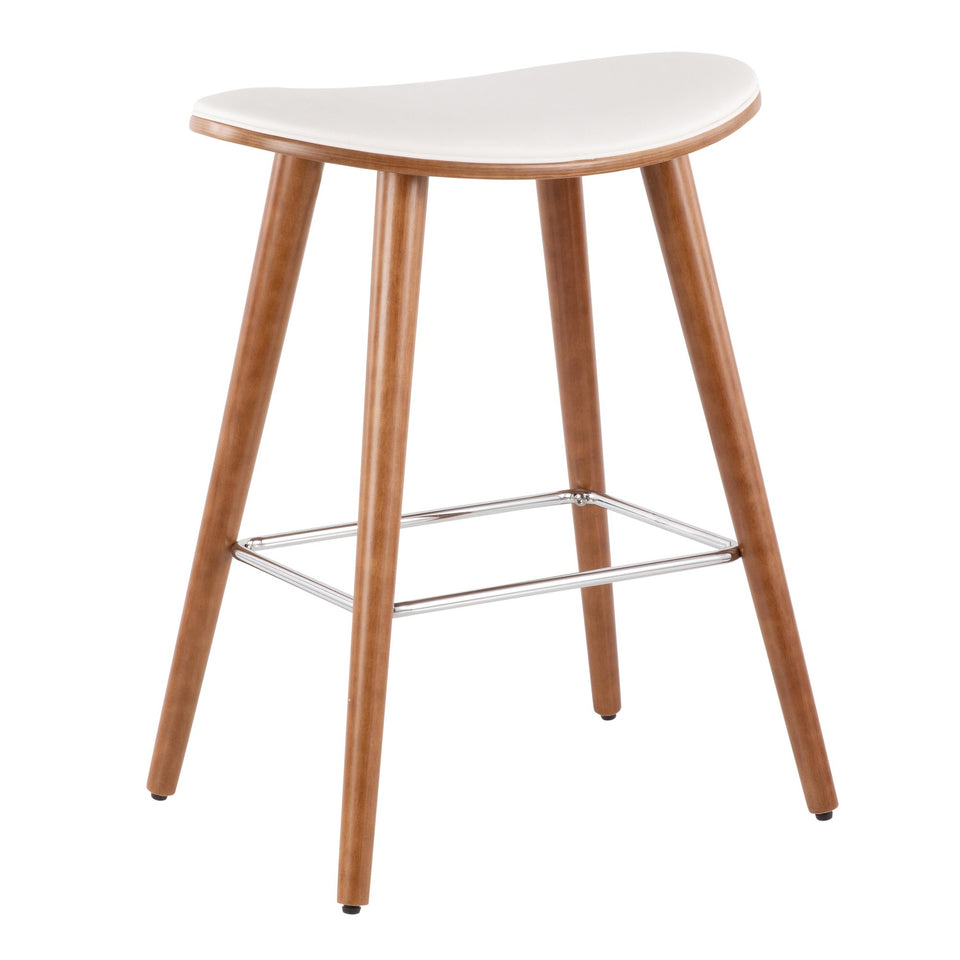 Saddle 26" Fixed-Height Counter Stool - Set of 2