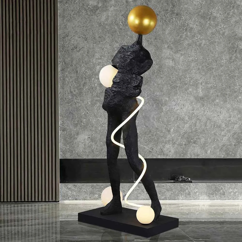 Sculpture Ginasta Spiral Floor Lamp