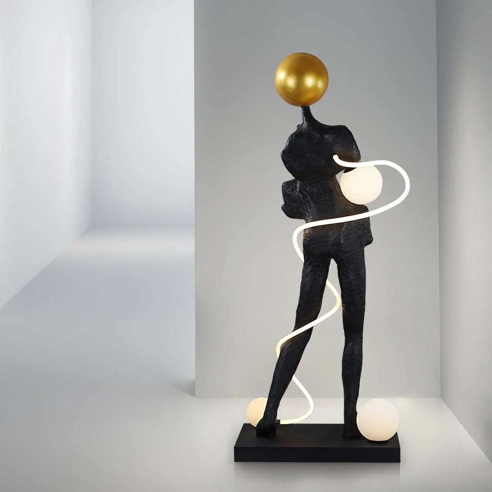 Sculpture Ginasta Spiral Floor Lamp