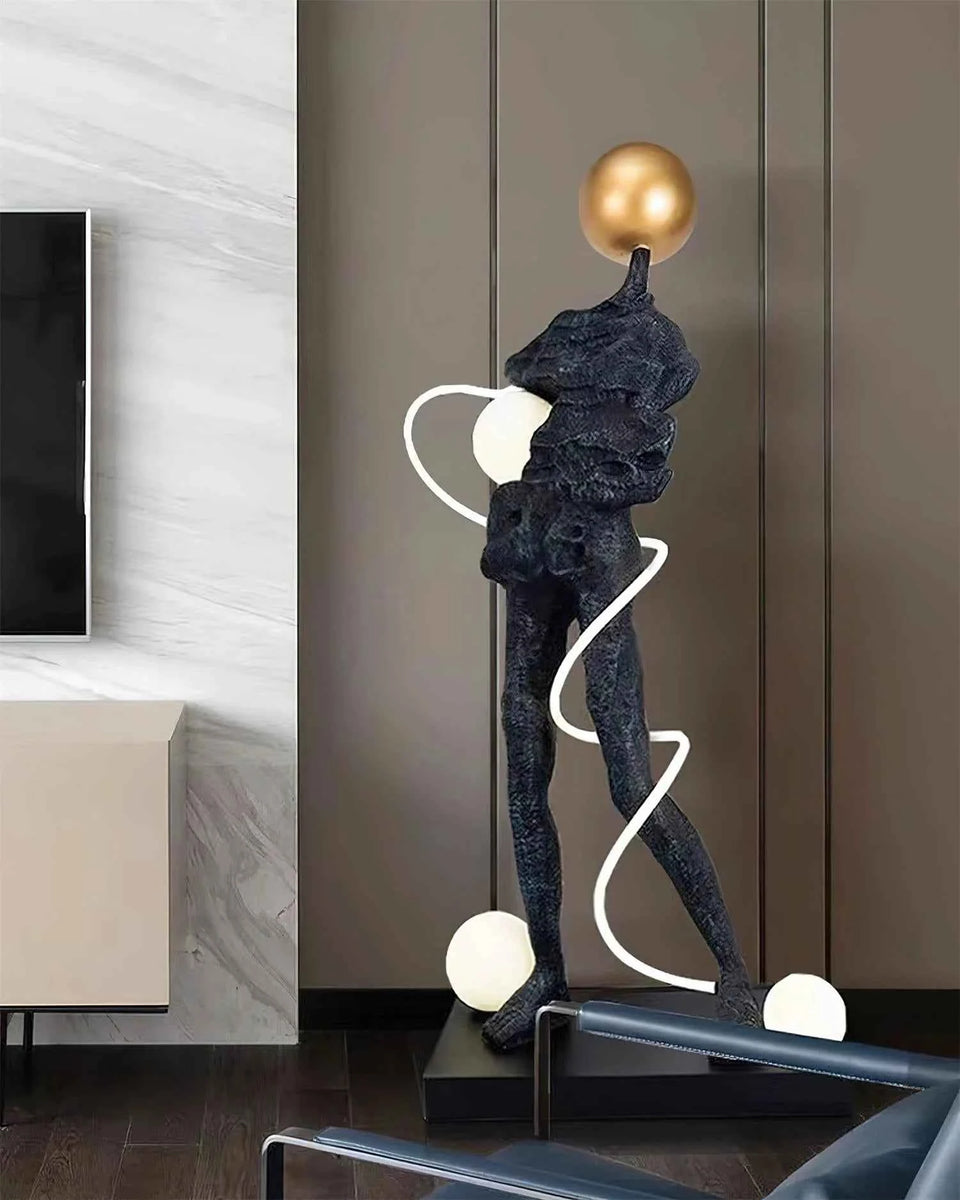 Sculpture Ginasta Spiral Floor Lamp