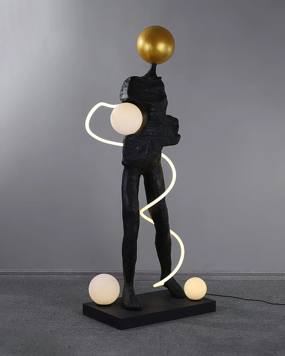 Sculpture Ginasta Spiral Floor Lamp
