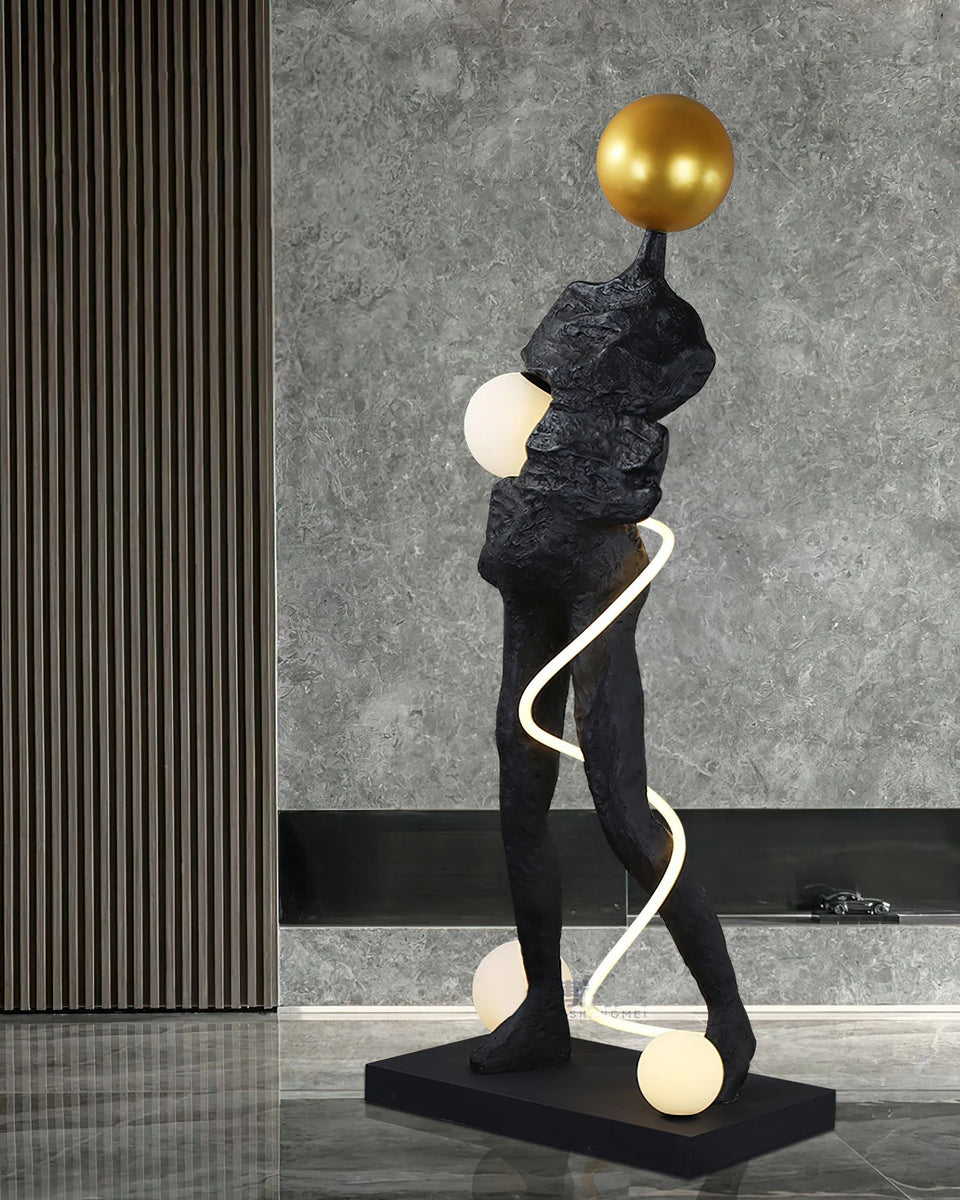 Sculpture Ginasta Spiral Floor Lamp