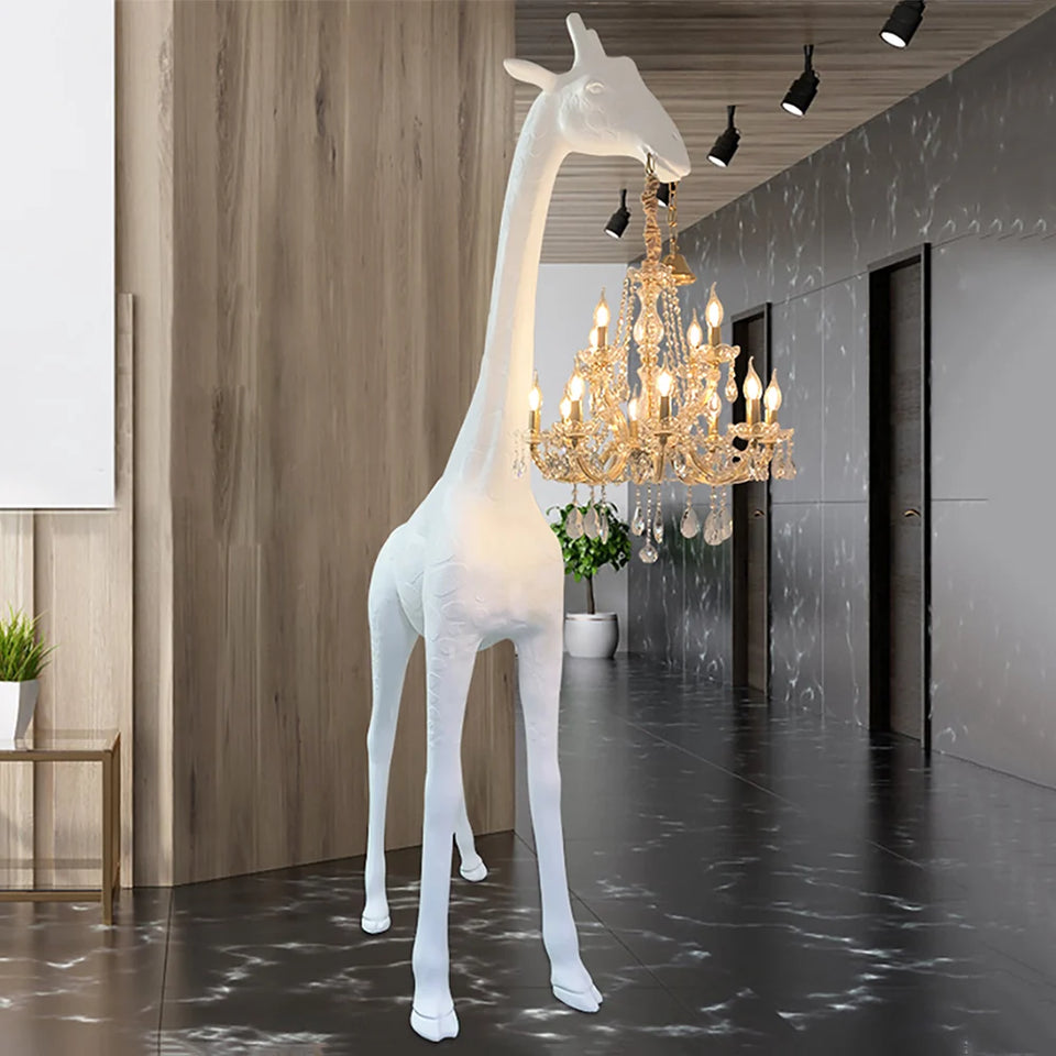 Sculpture Giraffe Floor Lamp