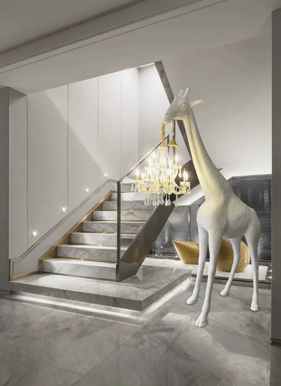 Sculpture Giraffe Floor Lamp
