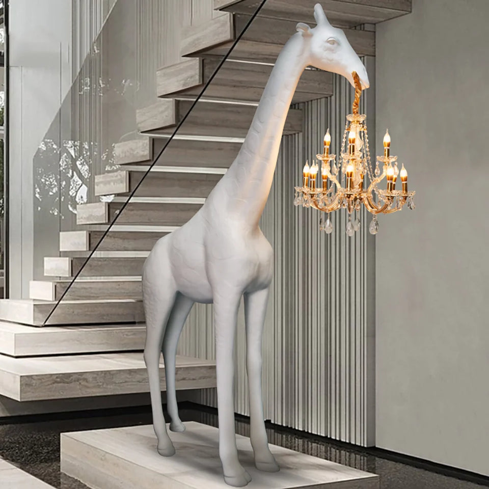 Sculpture Giraffe Floor Lamp