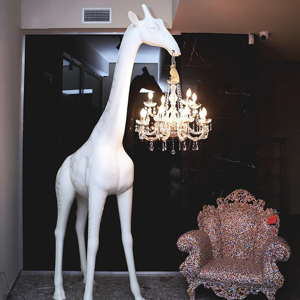 Sculpture Giraffe Floor Lamp