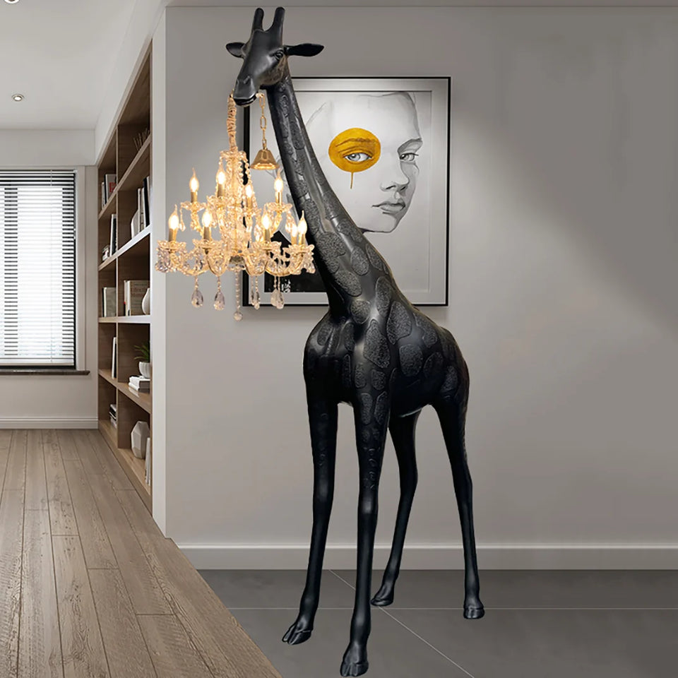 Sculpture Giraffe Floor Lamp