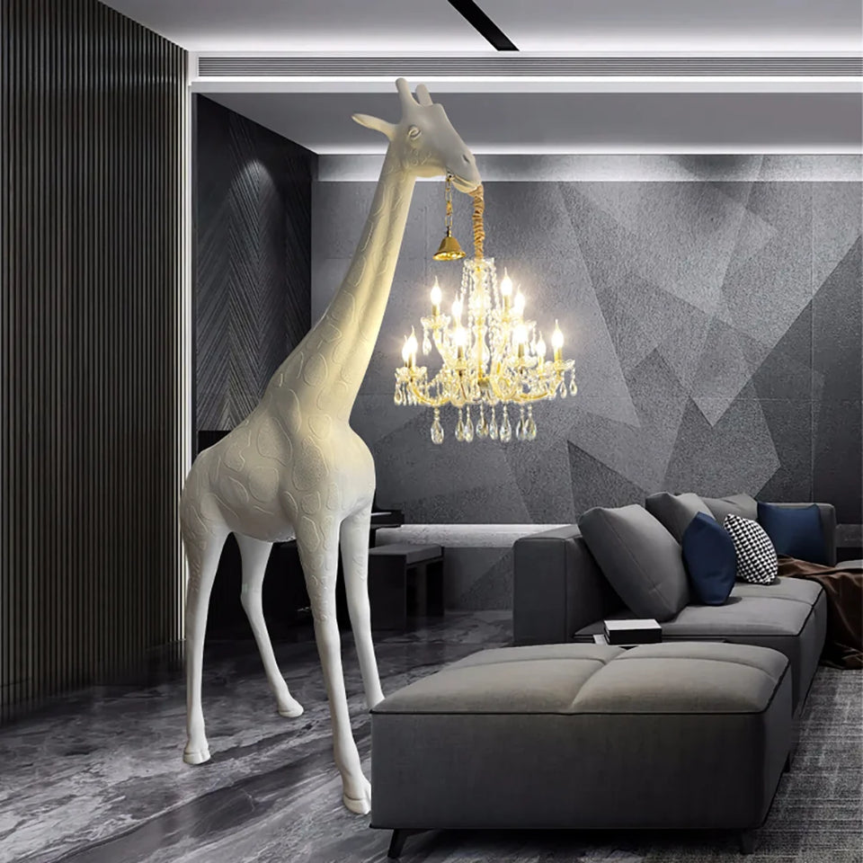 Sculpture Giraffe Floor Lamp