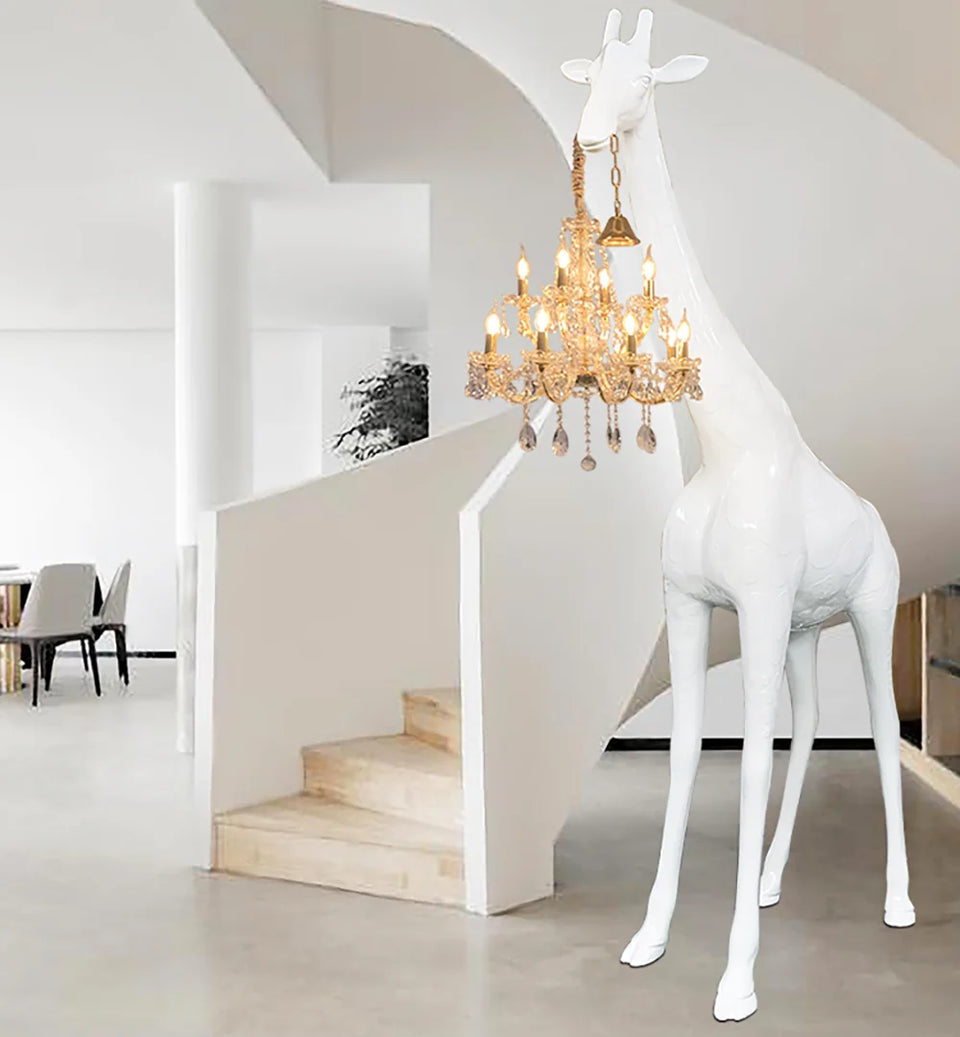 Sculpture Giraffe Floor Lamp