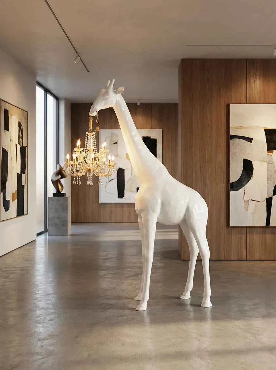 Sculpture Giraffe Floor Lamp