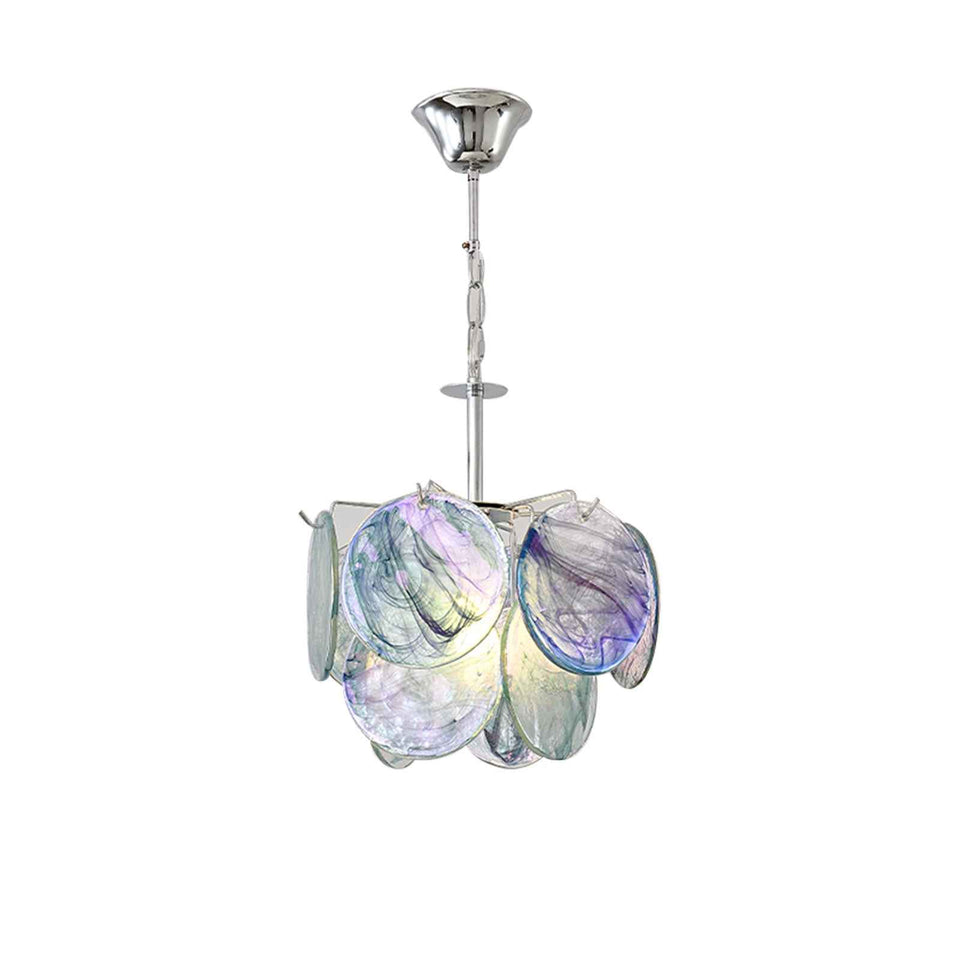 Murano Glass Disc Chandelier