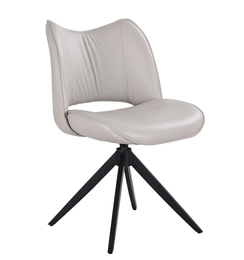 Shiga Leather Swivel Chair 620