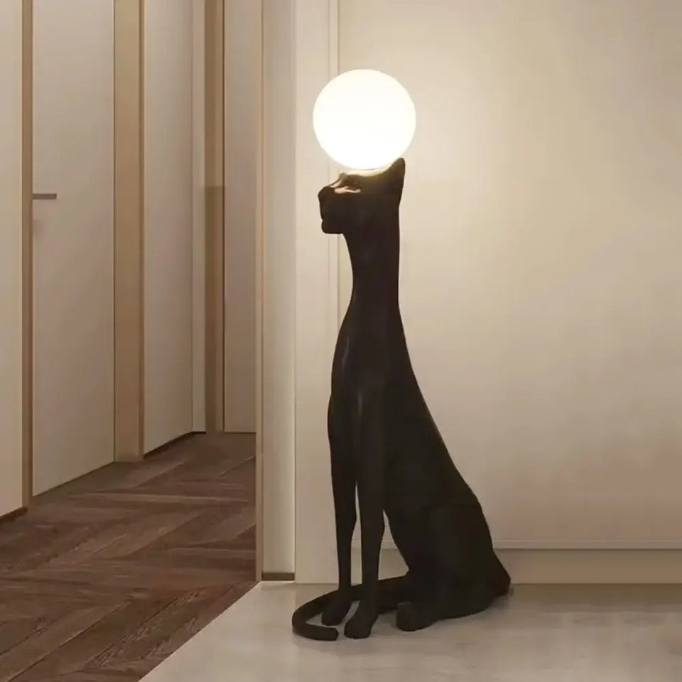 Sitting Dog Rylight Novelty Floor Lamp
