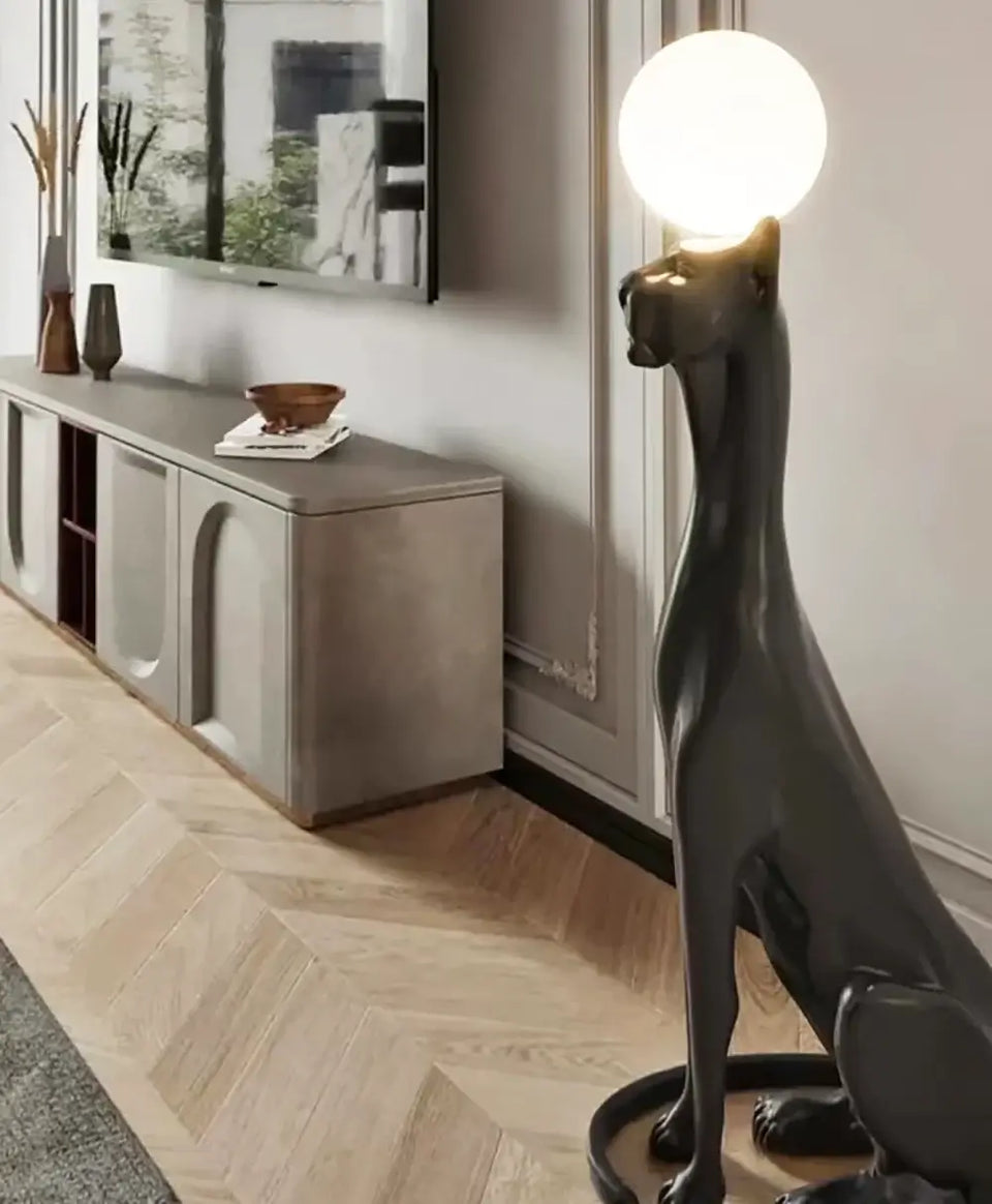 Sitting Dog Rylight Novelty Floor Lamp