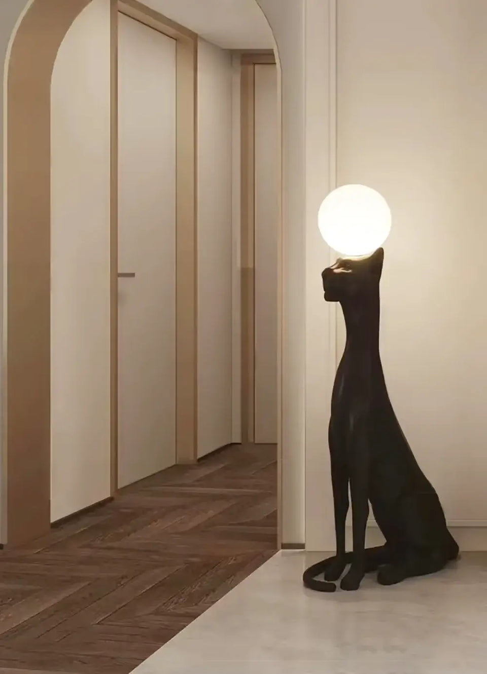 Sitting Dog Rylight Novelty Floor Lamp