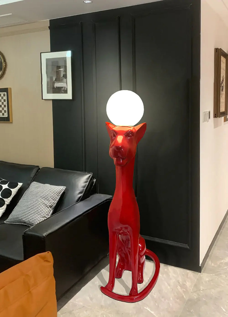 Sitting Dog Rylight Novelty Floor Lamp