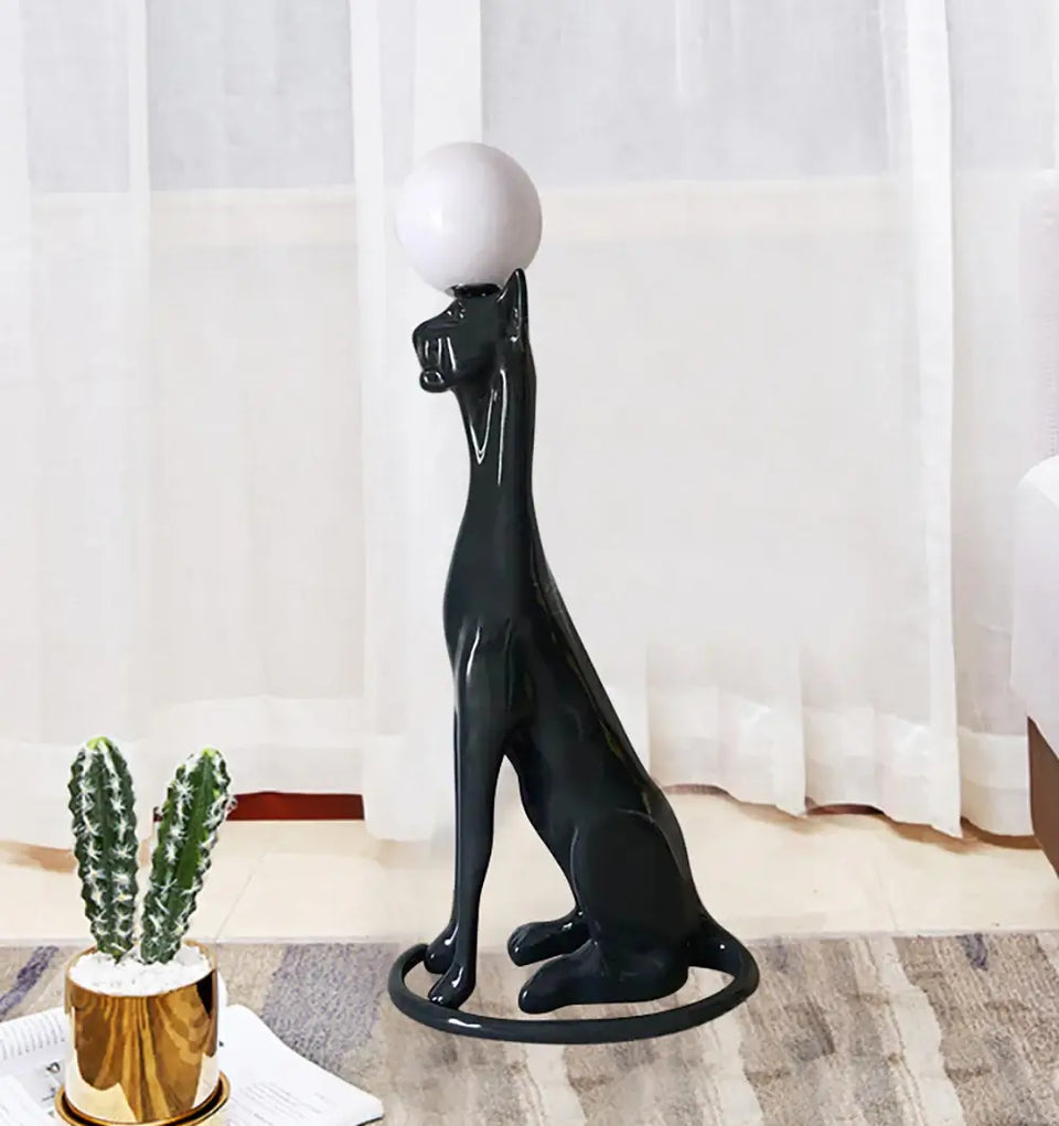 Sitting Dog Rylight Novelty Floor Lamp