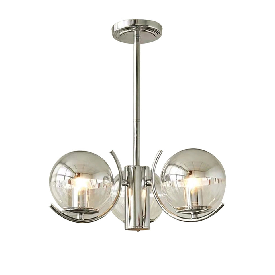 Space Ball Glass Chandelier