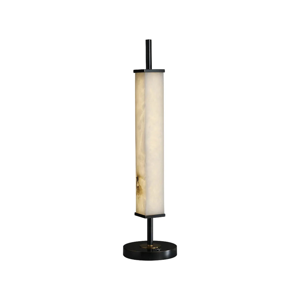 Spere Cuboid Alabaster Table Lamp