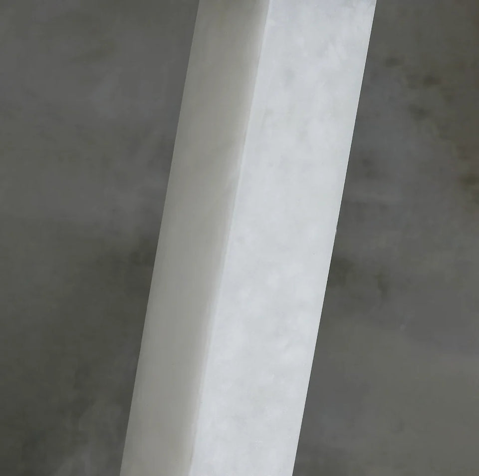 Spere Cuboid Alabaster Table Lamp