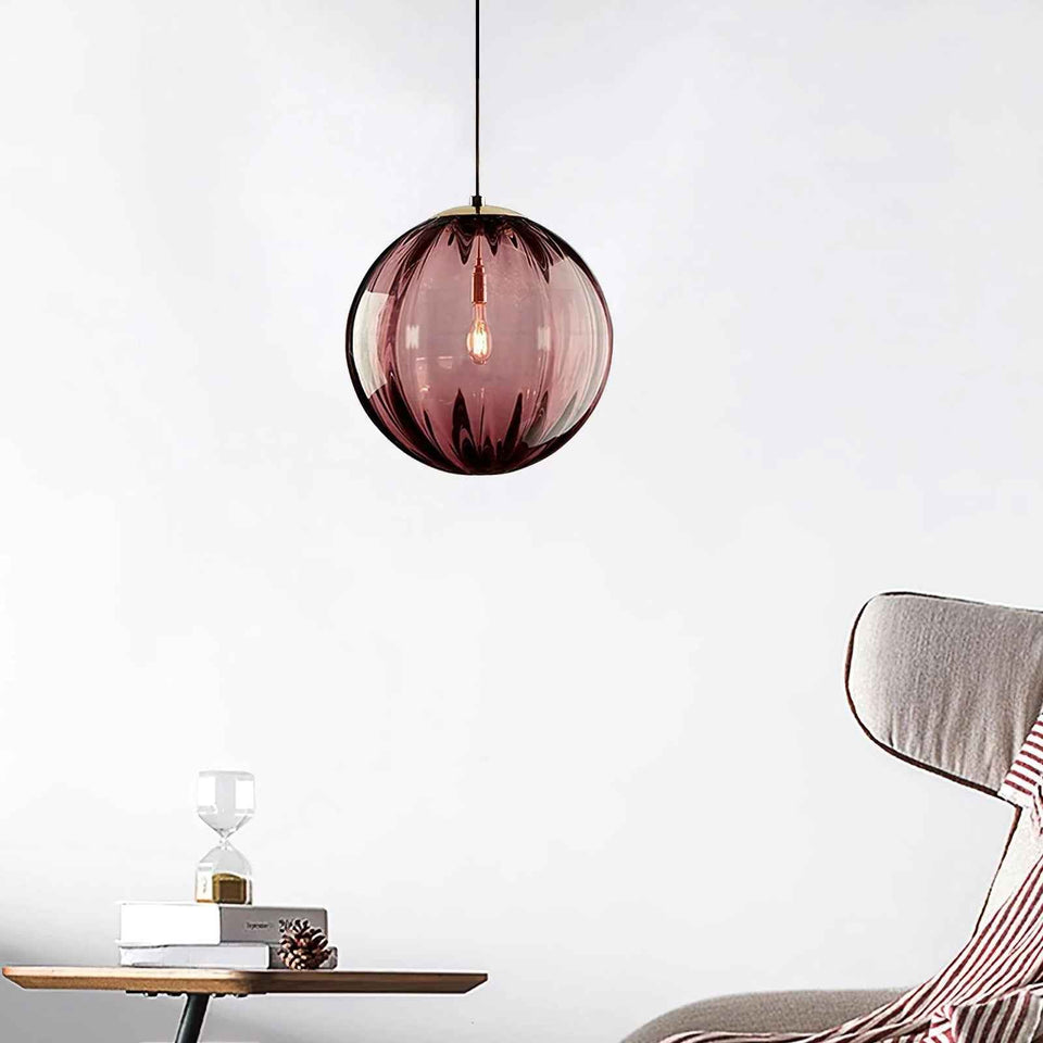 Spherical lampshade Pendant Light