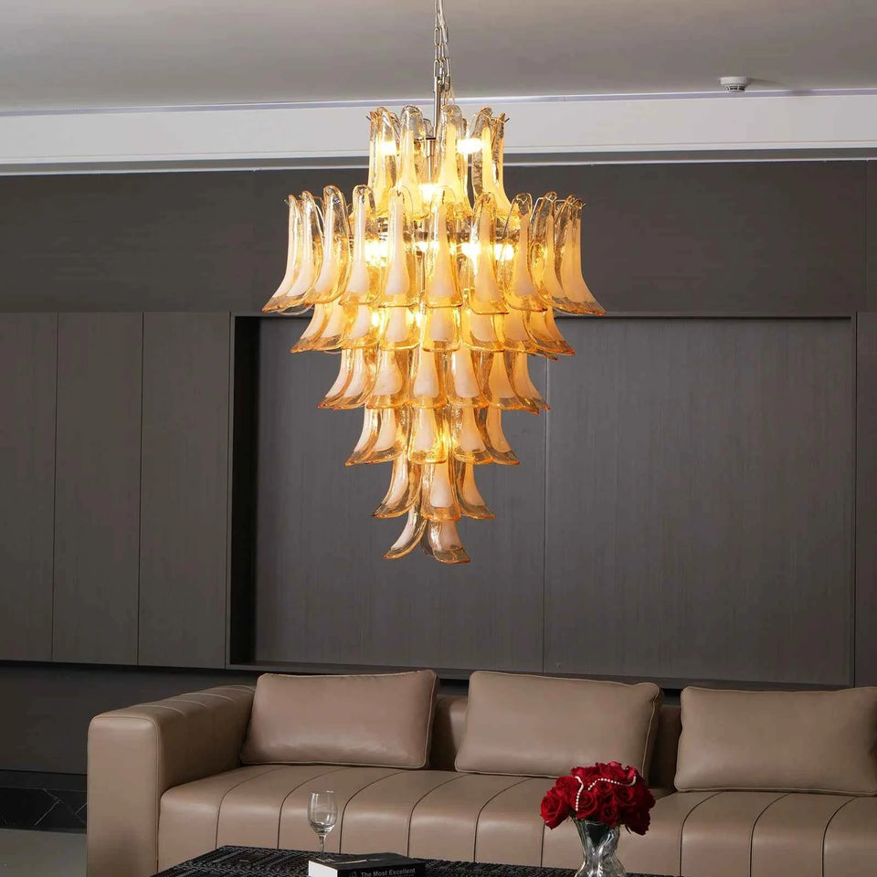 chandelier - side angle view