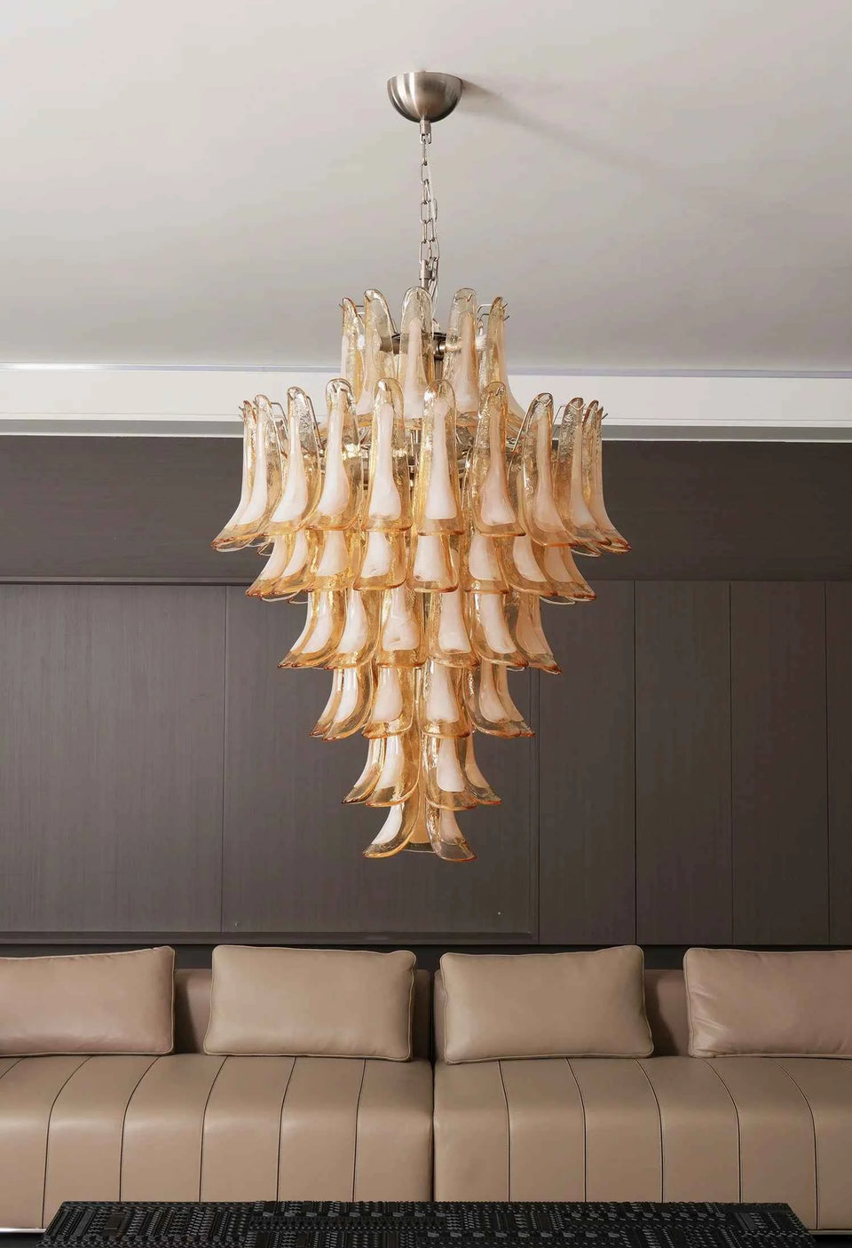 chandelier - back view