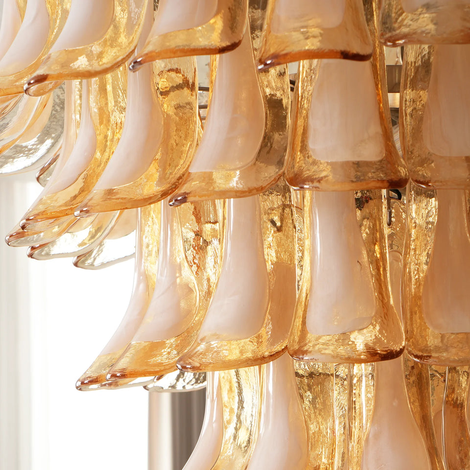 chandelier - top view
